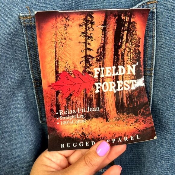 Field N' Forest Men's Jeans size 38x32 NWT - Picture 8 of 12